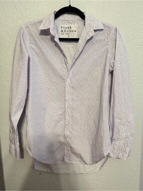 Frank & Eileen Light Lavender Microdot Button-Up Shirt